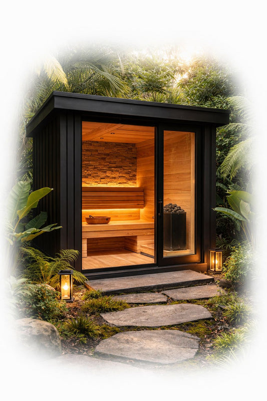 1-Hour Private Sauna Session – Outdoor Garden Retreat